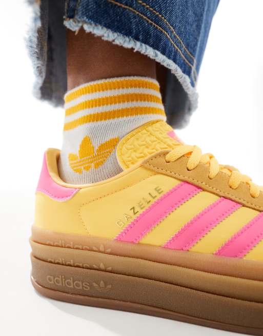 Adidas gazelle womens mustard on sale