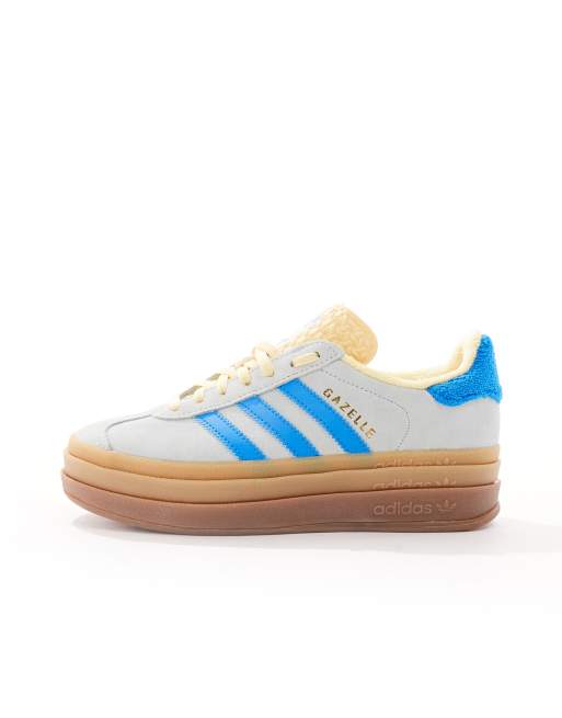 スニーカー adidas Gazelle  Blue Yellow IH5503 adidas (WMNS) adidas Gazelle Home 'Bright Blue Yellow