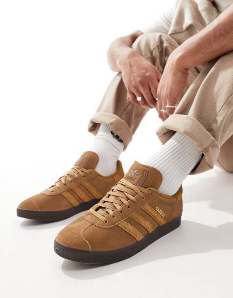 adidas Originals – Gazelle – Braune Turnschuhe - view 1