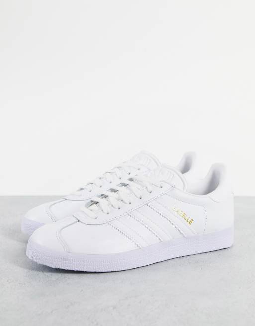 adidas Originals – Gazelle – Buty sportowe w trzech odcieniach bieli