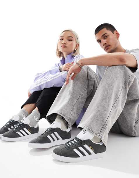 adidas Originals – Gazelle – Ciemnoszare buty sportowe - view 1
