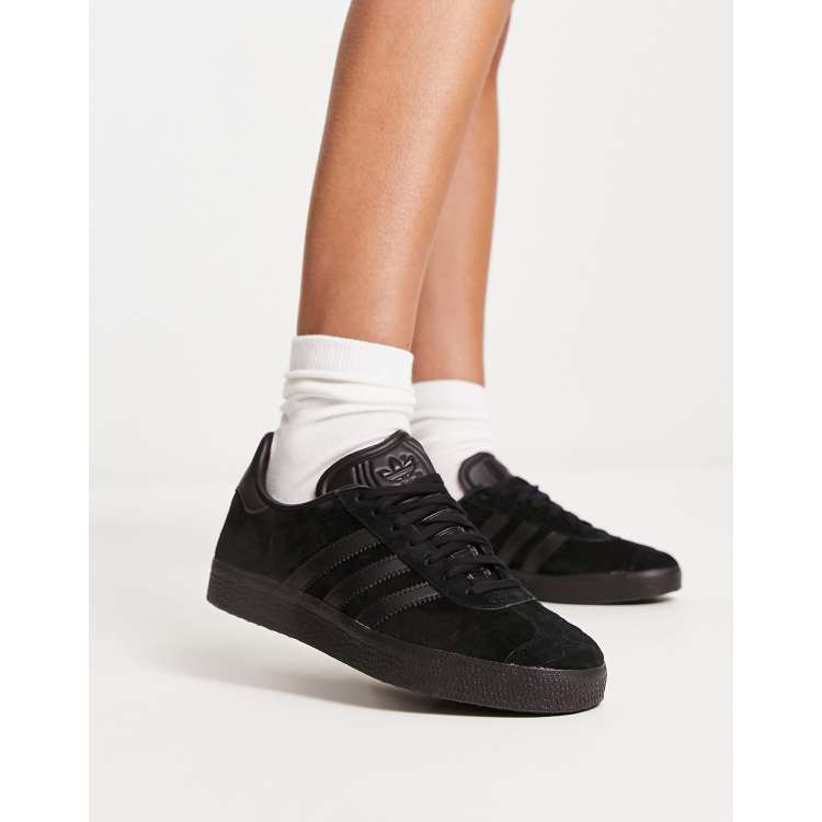 adidas gazelle silver green womens Adidas Gazelle Indoor Black White Gum – GOT'EM main image 0