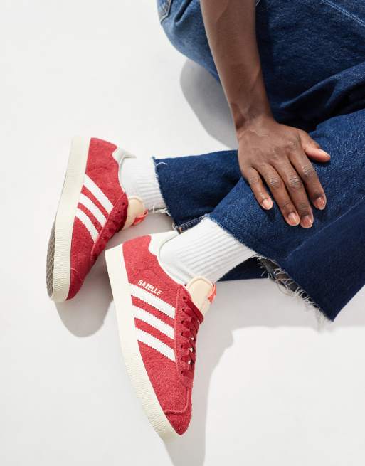adidas Originals – Gazelle – Czerwone buty sportowe