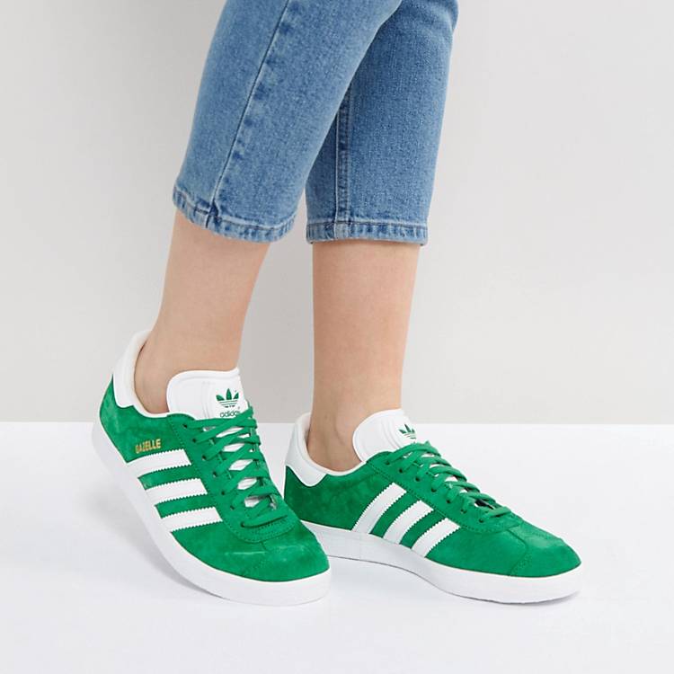 Vergadering Soms Verdwijnen adidas Originals Gazelle Green Suede Sneakers | ASOS