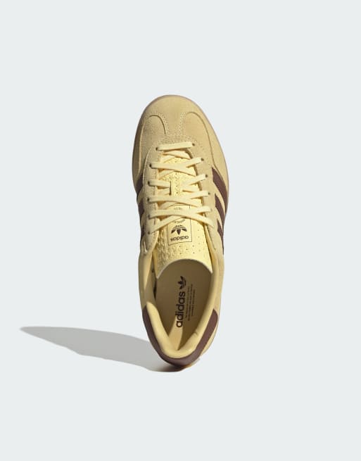 adidas Originals – Gazelle – Hallenschuhe in Gelb und Braun mit Gummisohle, 2 von 5