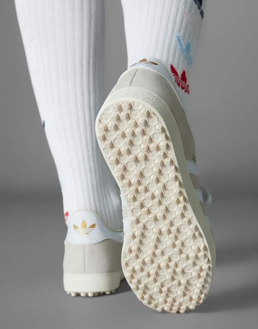 adidas Originals - Gazelle - Hvide og pigløse golfsko, 3 af 4