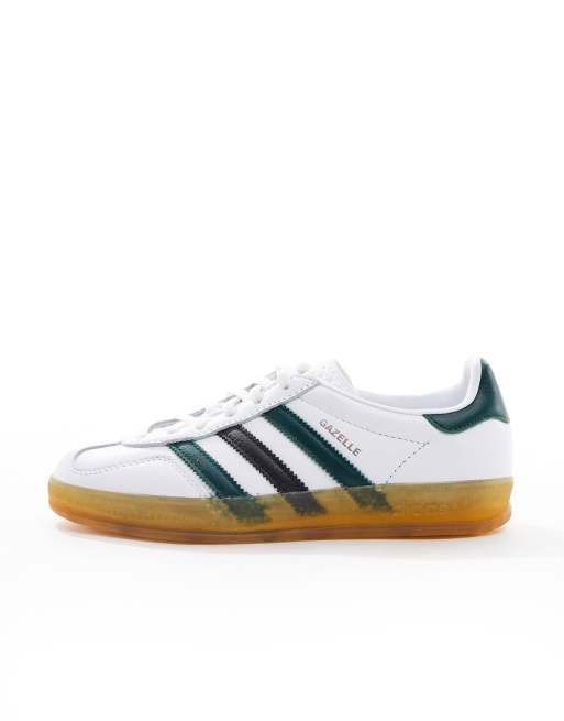 Adidas gazelle clearance blanche et verte