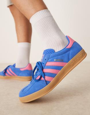 adidas Originals - Gazelle Indoor - Baskets - Bleu et rose