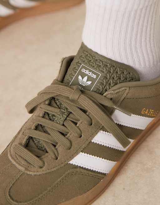 Gazelle Kaki Adidas Gazelle Gris FoncÃ© Femme Adidas Originals