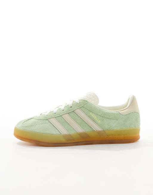 Adidas gazelle shop vert et jaune