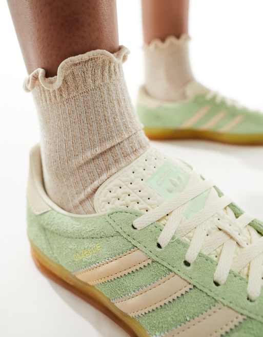 Yellow adidas Women's Gazelle Indoor