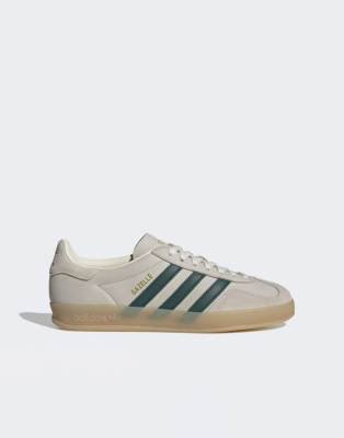  Gazelle indoor shoes in cream and green