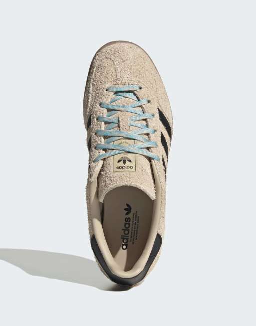 adidas Originals Gazelle Indoor-Sneaker in Beige und Schwarz, 2 von 4