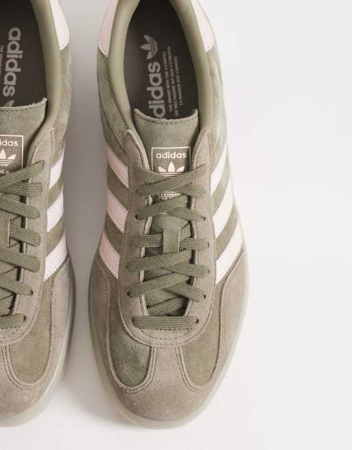 adidas Originals – Gazelle Indoor – Sneaker in Grün und Hellrosa , 2 von 5