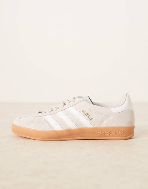 adidas Originals – Gazelle Indoor – Sneaker in Hellgrau mit Gummisohle , 2 von 5