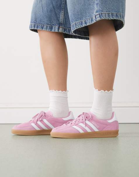 adidas Originals – Gazelle Indoor – Sneaker in Lila und Weiß - view 1
