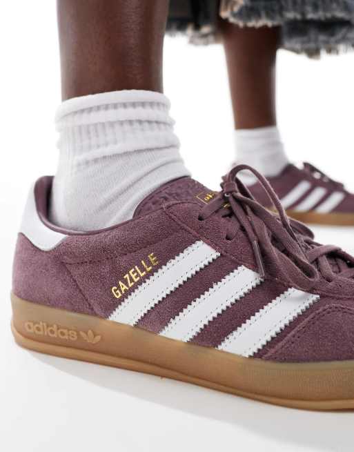 adidas Originals Gazelle Indoor Sneaker in Lila ASOS