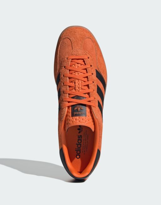 Adidas originals orange gazelle trainers best sale