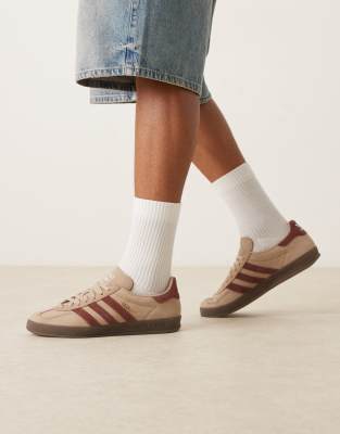 adidas Originals Gazelle Indoor sneakers in beige and brown-Neutral