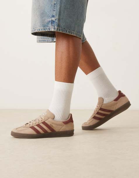 adidas Originals Gazelle Indoor sneakers in beige and brown - view 1