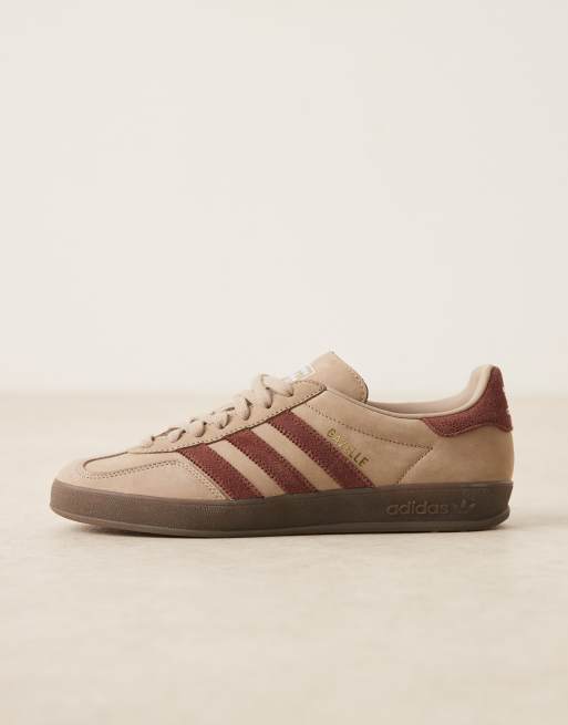 adidas gazelle silver green womens adidas Originals Gazelle Indoor | Focus Olive / Core Black / Gum5 main image 1