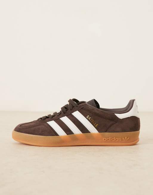 adidas Originals Gazelle Indoor sneakers in black and white | ASOS