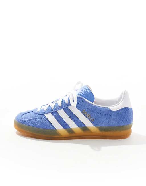 スニーカー ADIDAS ORIGINALS 'Gazelle Indoor' sneakers Blue Amazon.com | ADIDAS Women's Gazelle Indoor W Sneaker, Blue