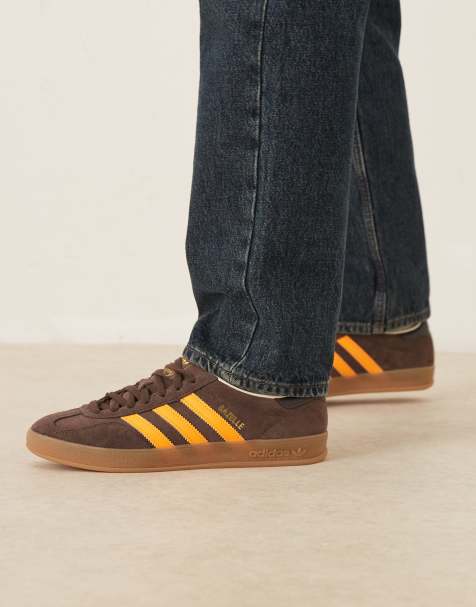 adidas Originals Gazelle Indoor sneakers in brown and orange - view 1