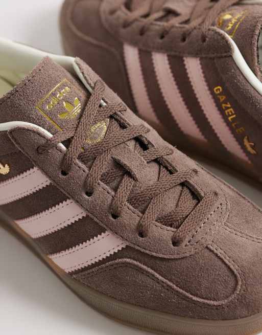 adidas gazelle silver green womens adidas W Gazelle Indoor 'Green Glow Pink' 7.5