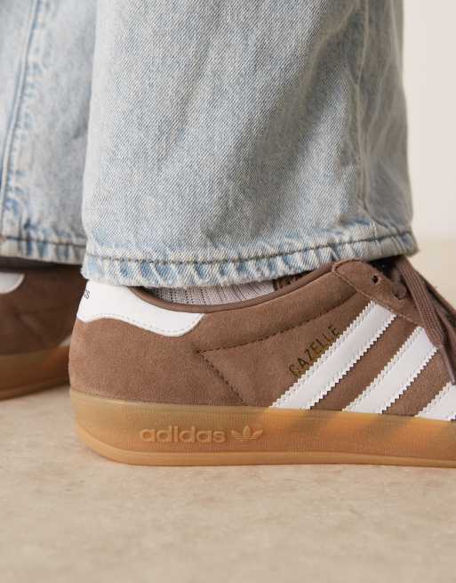 adidas Originals Gazelle Indoor sneakers in brown