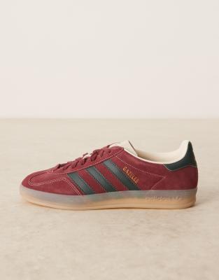 Adidas Originals Gazelle Indoor Sneakers In Red
