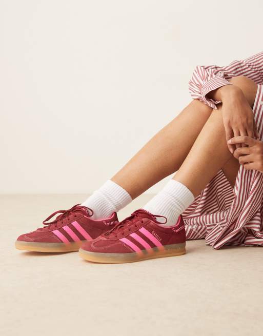 ☆大人気☆adidas Originals Gazelle Indoor burgundy/pink Adidas Originals Gazelle Indoor Maroon Burgundy Pink UK 4 5