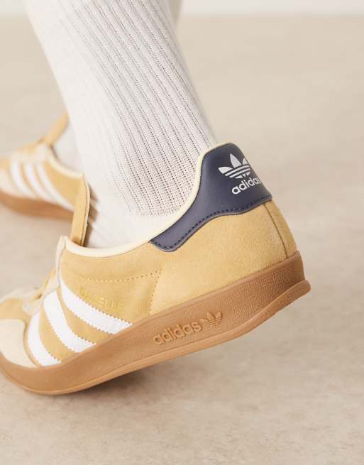 adidas Originals Gazelle Indoor sneakers in cream