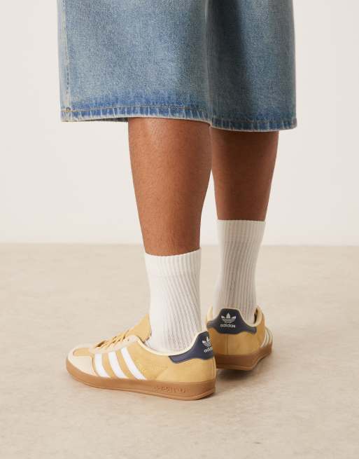 adidas Originals Gazelle Indoor sneakers in cream