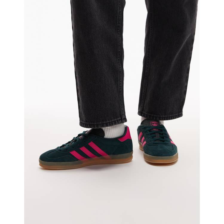 adidas gazelle silver green womens Adidas Gazelle Indoor – DTLR main image 1