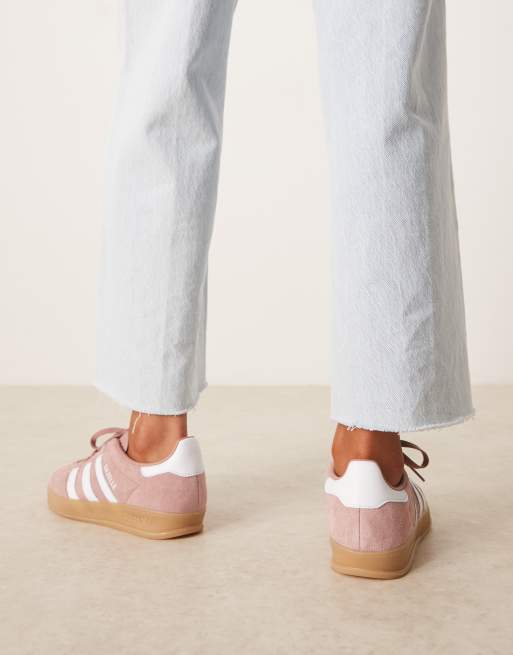 adidas Originals Gazelle Indoor sneakers in dark pink