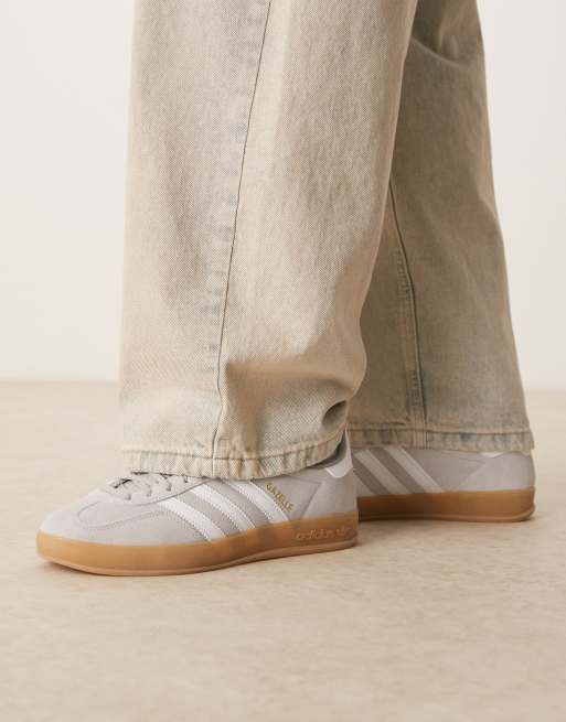 adidas Originals Gazelle Indoor sneakers in gray