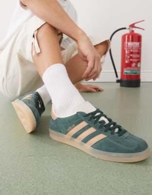 Adidas Originals Gazelle Indoor Sneakers In Black