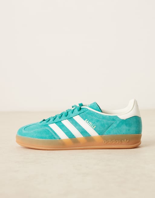 adidas　Originals GAZELLE INDOOR ADIDAS ORIGINALS Gazelle Indoor leather-trimmed mesh