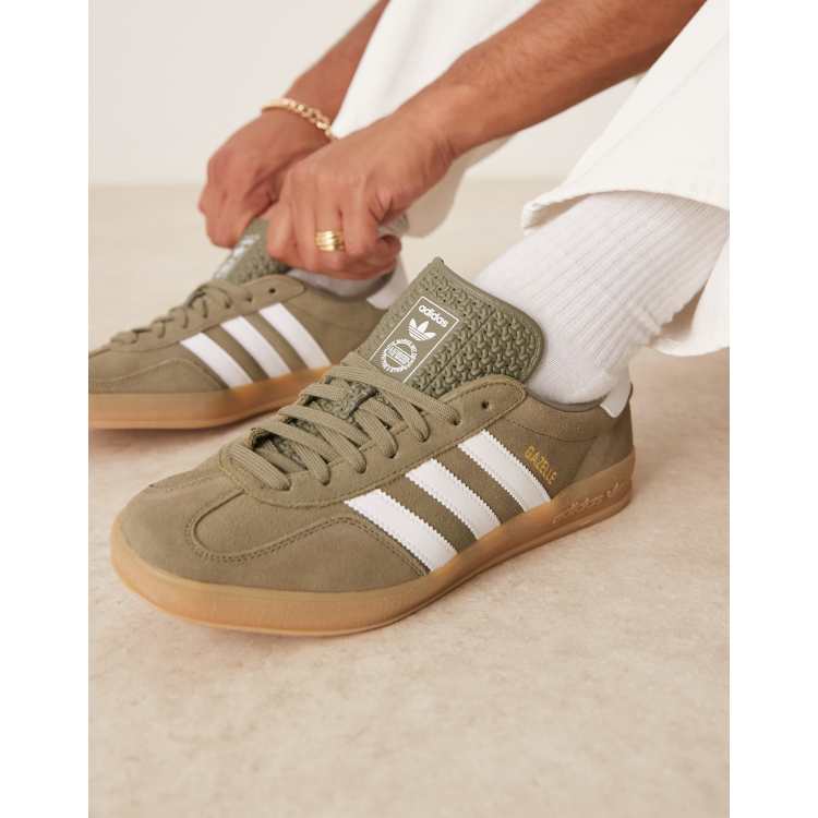 adidas gazelle silver green womens adidas Men's Gazelle Indoor main image 1