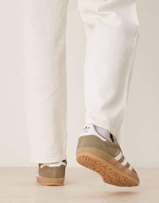 adidas Originals Gazelle indoor sneakers in khaki green