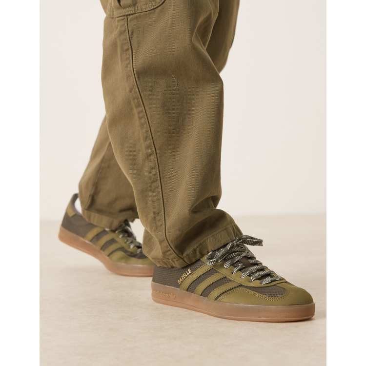 adidas gazelle silver green womens adidas Wmns Gazelle Indoor Men Sneakers Green in size:43 1/3 main image 0