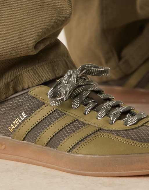 adidas Originals Gazelle indoor sneakers in khaki green