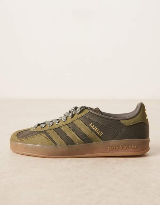 adidas Originals Gazelle indoor sneakers in khaki green