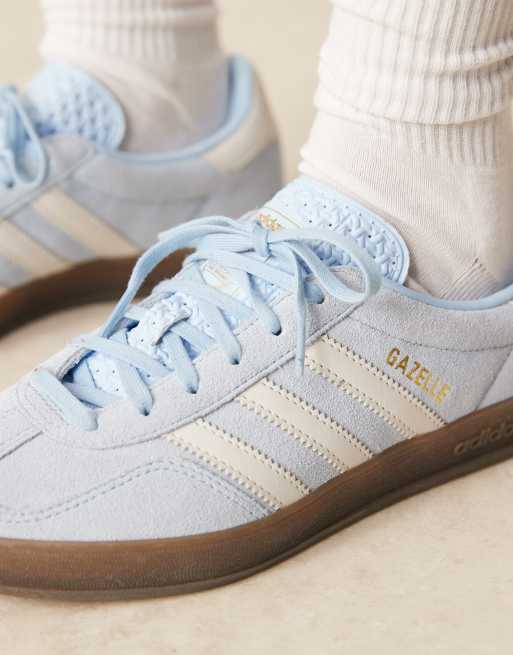 adidas Originals Gazelle Indoor sneakers in light blue