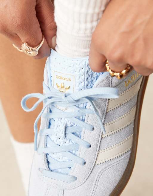 adidas Originals Gazelle Indoor sneakers in light blue