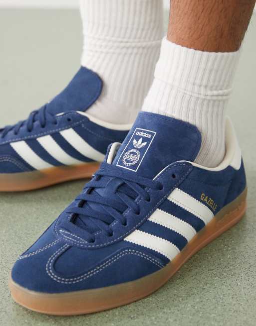スニーカー adidas Gazelle Indoor Navy adidas Gazelle Indoor Shadow Navy Legend Ink Men's - JI2587 - US