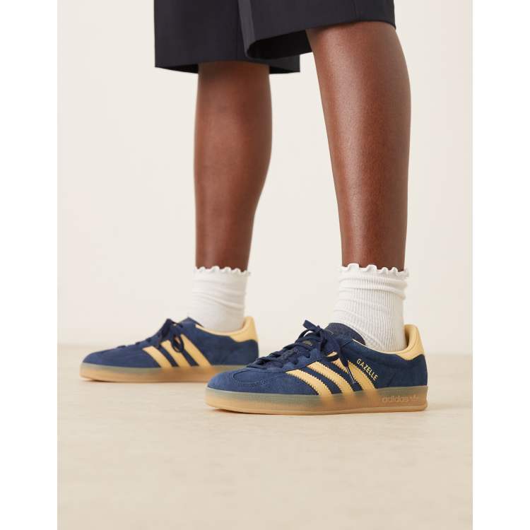 adidas gazelle silver green womens Adidas Gazelle Indoor Crew Navy Gold Metallic Off White ID1008  BM STORE  ORIGINAL FOOTWEAR