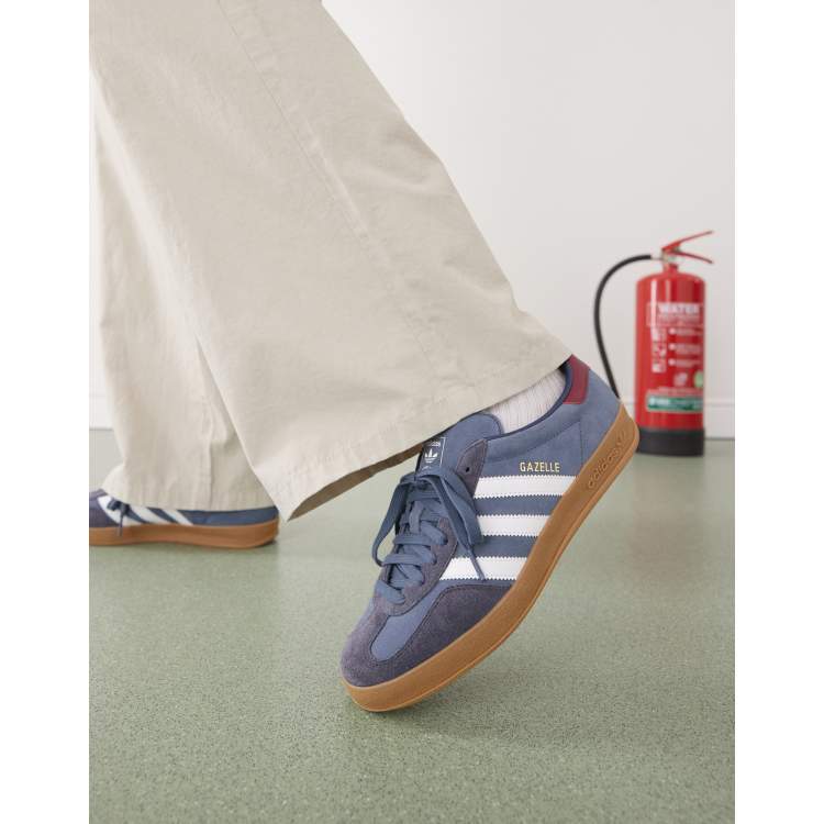 adidas Originals Gazelle Indoor sneakers in navy | ASOS