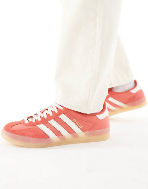 adidas Originals Gazelle Indoor sneakers in red and gray - view 1